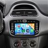 CAMECHO 2+64G CAMECHO Android 15 Autoradio con Navigatore per Fiat Punto 2012-2015, Radio doppio DIN con schermo 7 pollici Wireless Carplay Android Auto RDS FM Bluetooth WiFi 5G +Canbus