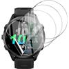 Anoowkoa 4 Pezzi Pellicola Protettiva per Garmin Forerunner 970/Garmin Forerunner 570 47mm Non vetro Pellicola Schermo Intero Trasparente Amico del caso, Senza Bolle, Facile Installazione