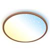 Briloner Pannello Slim LED Potenza 22W Effetto Cielo Stellato colore Caffe