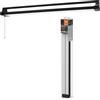 LEDVANCE Plafoniera da ufficio OFFICE LINE nera con corpo luminoso rotante e interruttore a tirante, lunga 1,1 m, 42 W / 4000 lm, bianco freddo (4000 K) per illuminare uffici fino a 30 mq, IP20.