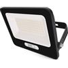 EMOS - Faretto LED in alluminio GLARO 50 W - IP65 impermeabile per ambienti umidi ed esterni - super luminoso 5.000 lm, bianco neutro 4.000 K, durata 20.000 h - Cavo di collegamento in gomma da 20 cm