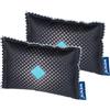 WENKO Deumidificatore per auto 120 g 2 pezzi - Set di 2 deumidificatori per ambiente, Gel di silice, 9 x 2 x 12.5 cm, Bianco