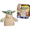 Star Wars Hasbro, action figure da 25 cm di Grogu Coccolavventura, giocattolo animatronico, peluche interattivo, giocattoli ispirati The Mandalorian and Grogu, dai 4 anni in su