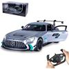 JAMARA 402241 Mercedes-AMG GT2 1:14 2,4 GHz - Porta manuale, auto telecomandata RC Car, auto giocattolo per bambini con telecomando, modello auto, idea regalo per bambini, luce LED