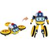 Silverlit - Robocar Poli - Drooney - Figura Veicolo trasformabile 2 in 1 - Robot articolato - 10 cm - dai 3 Anni