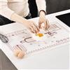 VIPNAJI 2 pcs Tappetino da Pasticceria in Silicone Antiscivolo 70