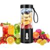 HoneTeek Frullatore portatile per frullati e frullati, frullatore personale ricaricabile USB-C con 6 lame in acciaio inossidabile, mini spremiagrumi senza BPA, spremiagrumi portatile per cucina