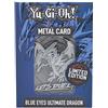 Yu-Gi-Oh! Fanattik Kon-Ygo30 Yu-Gi-Oh! Metal Card Collectible Replica Blue Eyes Ultimate Dragon