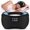 LC-dolida Maschera da sonno Bluetooth con cuffie per donne e uomini, per dormire e dormire, per tutta la notte, comfort per i viaggi, letto