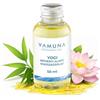 YAMUNA NATURAL BEAUTY Olio da massaggio, 100% vegetale, cosmetico naturale ungherese, olio professionale privo di paraffina e parabeni per un massaggio rinfrescante (50 ml) (Yogi)