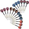 Wingluge 18 Pezzi Freccette in Metallo, Freccette Punta Acciaio 14 Grammi, Freccette Steel Professionali, Set di Darts per Principianti, per Bersaglio Freccette, Sala Giochi, Sbarra