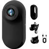 LIROPAU Videocamera Azione 360°, Mini Action Cam1080P e scheda di memoria, foto-camera da casco, fotoca-mera magnetica tascabile, action K-camera, moto bodycam, mini K, foto-cam-era sportiva all'aperto