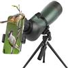 BOSSDUN Cannocchiale, cannocchiale da caccia per il tiro al bersaglio, telescopio impermeabile con treppiede con prisma BAK4, adattatore per telefono, borsa per il trasporto (GN0043-70G)