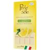 Perle di Sole - Tavoletta Cioccolato Bianco al Gusto di Limone, 100 g. - Cioccolato Artigianale Italiano dal Sapore Fresco e Cremoso, Delizia Made in Italy