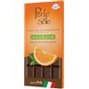 Perle di Sole - Tavoletta Cioccolato Fondente all'Arancia, 100 gr. - Cioccolato Artigianale Extra Fondente con Aroma Naturale di Arancia - Gusto Intenso e Agrumato, Delizia Made in Italy