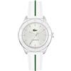 Lacoste Orologio con Movimento al Quarzo a Tre Lancette da Donna Collezione BILLIE con Cinturino in Silicone - Disponibile in versone Bianca, Rosa o Nera