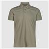 Cmp Man Polo M/M Tessuto Tecnico Sage Uomo