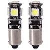 OUKENS Luce di posizione, 2 lampadine bianche BA9S LED 5 SMD Canbus senza errori per la lettura del segnale d'angolo