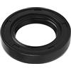 QUARKZMAN 22 x 35 x 7mm TC Olio Sigillo x Gomma Doppio Labbro per Moto Alberi Motore e Pompe Idrauliche, [Nero]