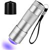 MplehDa Mini essiccatore per unghie a LED UV, 12 LED, lampada per indurimento, lampada da torcia, lampada UV per unghie in gel