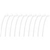 Sinbana 10pz Blocco Sportivo per Oticon 85dB Apparecchi Acustici, Blocco Fissaggio con Coda Ritenzione Sicura Ricambio per Oticon Accessori e Forniture Apparecchi Acustici (Trasparente)