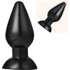 Eysilk Plug Butt Extra, Plug Anale per Avanzato, Spina Anale Stimolante per Donne e Uomini, con Supporto Adesivo con Lubrificante, uso hands-free (Nero XXL)