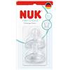 NUK First Choice Biberon Succhietti biberon | 6+ mesi | Tettarelle anticoliche | Silicone | XL | 2 pezzi