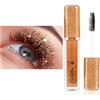 Autmor Lash Diamond Glitter Mascara - Mascara lucido con diamante colorato perlescente per ciglia mozzafiato, duraturo e impermeabile, affascinante trucco per occhi (oro)