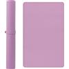 PTJJXA Poggiamano Unghie, Appoggia Mani per Unghie, Tappetino Nail Art Pieghevole, Cuscinetto Poggiabraccia per Unghie Impermeabile, Tappetino Scrivania Manicure Antiscivolo Pelle PU 60x40cm (Viola)