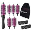 Hivexagon Set di Spazzole per Capelli Rotondo con Cilindri Removibili per Capelli Styling (1.9 & 2.1 & 2.4 inch +clip)
