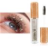 Autmor Lash Diamond Glitter Mascara - Mascara lucido con diamante colorato perlescente per ciglia mozzafiato, duraturo e impermeabile, affascinante trucco per occhi (argento)