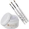 sun garden nails UV Gel Monofasico Clear 30 ml Incl. Set di 3 Pennelli per Unghie