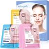 Sularpek 12 Pezzi Maschera Viso, Acido Ialuronico, Collagene, Retinolo Maschera Idratante Viso Nutriente, per Tutti i Tipi di Pelle, Idratante, Lenitive, Idratazione Profonda