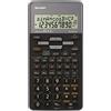 Sharp EL-531-TH-GY - Calcolatrice scientifica per la scuola, con ingresso (D.A.L), funzionamento a batteria, Grigio