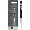 Parker QUINK ricarica di inchiostro gel | punta media (0,7 mm) | nero | 1 pezzo
