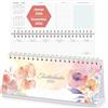 KONVINIT Calendario da tavolo 2026, calendario 2026, calendario da scrivania settimanale per stare in piedi, planner settimanale 2026, 1 settimana 2 pagine