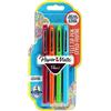 Paper Mate Flair - Pennarelli con punta in feltro, divertenti. Confezione da 4.