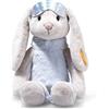 Steiff Hoppie Coniglietta Sciatrice 31 cm multicolore, peluche con orecchie lunghe, morbido pupazzo con outfit da sci per coccole e giochi, per bambine e bambini, lavabile in lavatrice