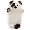 NICI 63078 - Morbido cane di peluche, da coccolare e con cui giocare, per bambini e adulti, fantastica idea regalo, 40 x 20 cm, bianco