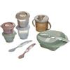 Vital Baby EarthSmart - Kit completo per lo svezzamento dei bambini, 6 m+, 10 pezzi, strumenti essenziali per lo svezzamento, biodegradabile, senza BPA, sicuro ed ecologico per i primi solidi