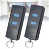 SUNOYA 2 Pezzi Apriporta da Garage, Telecomando per Porta Garage 868 Mhz, Trasmettitore Telecomando Compatibile con Telecomando Hormann 868mhz Hse2 868, Hsm2 868, Hs1/2 868, Hsz1/2 868,Telecomando A 4 Canali