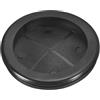 QUARKZMAN Occhielli in Gomma 65mm Foro di Perforazione, Guarnizione Anello per Tappi Fori Monofacciali ID 56mm Passacavi Scrivania per Protezione dei Cavi Firewall, Nero