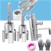 StyBtt 5 Pezzi Filiera per Filettatura, Filettatrice per Tubi Idraulici per Trapani Elettrici, Kit Filettatura Maschio e Femmina, Maschi per Filettatura, per Tubi Dell'acqua 1/2 (DN15) e 3/4 (DN20)