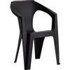 TOOMAX - Sedia Marina Antracite - h83x59x54,5 cm