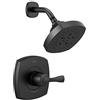 Delta T14276-BL - Doccia serie 14, colore: Nero opaco