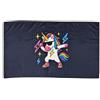 Pandiui23 Bandiera unicorno con 2 occhielli in metallo - Bandiera con unicorno divertente 90 x 150 cm