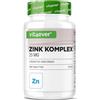 vit4ever Complesso di Zinco 25 mg - 400 Compresse - Alto Dosaggio | Con 3 Forme di Zinco Biodisponibili (Zinco-Bisglicinato, Zinco-Gluconato, Zinco-Citrato) - Vegano - Senza additivi inutili
