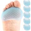 YNR Cuscinetti metatarsali per ammortizzazione del piede, 5 paia, alleviano il dolore da metatarsalgia, neuroma, atrofia
