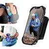 Cikyner 2 in 1 Portacellulare da Zaino per Cinturino da 4-7 cm di larghezza | Zaino Portacellulare da Cintura Girevole e Staccabile a 360° per iPhone da 4,5-7'' per campeggio ed escursionismo
