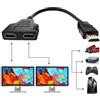 Comioke Adattatore Splitter HDMI, 1080P HDMI Splitter 1 a 2 vie, Adattatore per HDTV, Monitor e Proiettori, È Possibile Attivare un Solo Dispositivo Alla Volta, Non Supporta l'uso Simultaneo